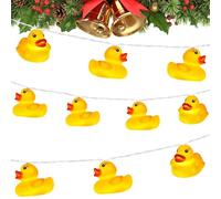 Guirnalda luminosa exterior - Guirnalda LED impermeable para exterior, decoración luminosa diseñada por Duck para casa, jardín, tienda, valla, patio, balcón, acampada, Halloween, Navidad, T