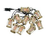 Guirnalda luminosa LED Hiama (3 W, 50 lm, Bambú, 5 m, IP44)