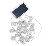 Guirnalda luminosa solar Allegra blanco (IP44, Largo: 8 m)