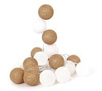 GUIRNALDA LUZ 20 LED BLANC/ORO