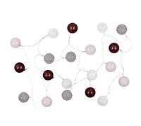 GUIRNALDA LUZ 20 LED ROJO/ROSA