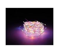 GUIRNALDA MICRO LED EXTRA DENSE MULTICOLOR PARPADEANTE 900CM 567L CABLE PLATA