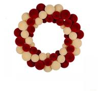 Guirnalda Navideña Nórdica Bolas 35cm Multicolor Guirnalda Navideña(B) | para versátil adorno colgante, perfecto para árboles de navidad, fondos festivos, para acento de para mesa único