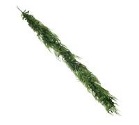 Guirnalda navideña para Abrigo, decoración de 120 cm, Verde Artificial con Luces, Iconos, Bayas para Chimenea, Escalera, Puertas y decoración del hogar