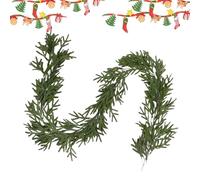 Guirnalda navideña para Exteriores, decoración Artificial, Guirnalda rústica para Puerta de casa, Iglesia, Oficina, apartamento, cafetería, de Invierno, Exterior e Interior, Pared