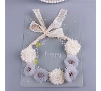 Guirnalda nupcial Corona de flores Corona, Diadema Diadema for niños Flores Corona de flores for niños Corona de flores for el cabello de la boda Corona de bebé for una niña Coronas de amuletos (Color