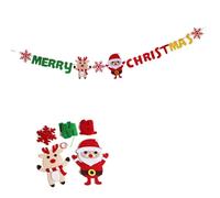 Guirnaldas de Navidad, pancartas, decoración de festivales, diseños de letras de Papá Noel, guirnaldas de Navidad para un toque de tradición, diseños de letras de Papá Noel