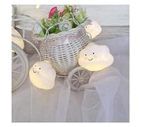 Guirnaldas luminosas, Lámpara de modelado nubes sonrientes | Creativa | Luces bonitas for fiestas cumpleaños | Luz nocturna alambre cobre | Decoración pared for dormitorio DIY(13.1FT(40LED))