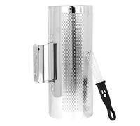 Guiro Instrument - Guiro Shaker de metal con raspador, instrumento de percusión latina, instrumento de acompañamiento, martillo de arena, herramienta de entrenamiento musical