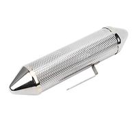 Guiro Shaker Guiro Shaker Scraper Metal Orff Instrumento de percusión Música Material didáctico accesorios Portátil Acero inoxidable Guiro Shaker