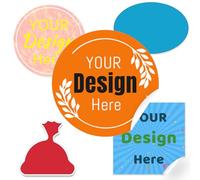GUIRONG Pegatinas Personalizables Con Foto Para Eventos, Logotipos De Empresa, Embalajes, Adhesivo Para Tienda Y Oficina-Other