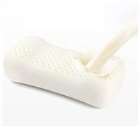 GUIRUI Almohada de látex natural, almohada portátil individual pequeña, almohada de viaje, almohada para el cuello, tamaño pequeño y fácil de transportar