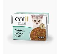 Guiso para Gatos Catit Cuisine, Pollo y Atún -95g