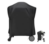 Guisong Funda para Parrilla Weber Q Series Grill on Cart, Cubierta Impermeable para Barbacoa Weber Q2000/Q200/Q1000/Q1000 en Soporte portátil, Resistente a la Intemperie