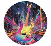 Guitar 1000 Teile Puzzle Für Erwachsene Herausforderung Stressabbau-Puzzle Gedächtnis Trainieren Für Die Ganze Familie, Geschenke Für Frauen & Männer 1000pcs (67.5x67.5cm)