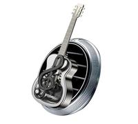 Guitar Air Freshener, Car Diffuser Clip, Vehicle Vent Clip, Car Air Freshener, Car Air Freshener Clip, Air Conditioner Decorations, Diffuser Clip for Car (ABS Engineering PP Metal Plating)