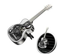 Guitar Air Freshener Car, Portable Diffuser Dashboard Ornaments, Car Air Freshener Vent Clips, Aromatherapy Diffuser Ornaments, Air Conditioner Decorations Clip, Guitar-Shaped Car Diffuser