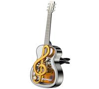 Guitar Air Freshener Car, Portátil Difusión Dashboard Ornaments, Aire Freshener Clips, Aromatherapy Diffuser Ornaments, Aire Acondicionado Decoraciones Clip, Guitar-Shaped Car Diffuser