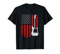 Guitar American Flag Guitar Player Guitarist Country Music Camiseta