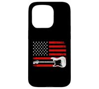 Guitar American Flag Guitar Player Guitarist Country Music Carcasa para iPhone 15 Pro