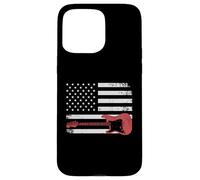 Guitar American Flag Guitar Player Guitarist Country Music Carcasa para iPhone 15 Pro Max