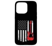 Guitar American Flag Guitar Player Guitarist Country Music Carcasa para iPhone 15 Pro Max