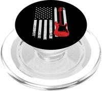 Guitar American Flag Guitar Player Guitarist Country Music PopSockets PopGrip para MagSafe