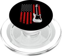 Guitar American Flag Guitar Player Guitarist Country Music PopSockets PopGrip para MagSafe