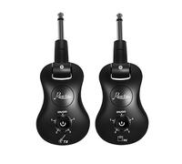 Guitar amplifier, 2.4g rechargeable transmitter & receiver set for 6.35mm guitars bass & electric guitars real time transmission 32bit /48kHz low delay