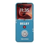 Guitar Analog Delay Graphic Caso Del Tirón Funda Carcasa Case para Motorola Razr 60 Ultra, Razr Ultra 2025