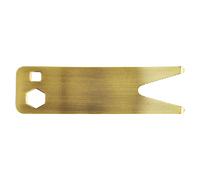 Guitar Bass Multi Tool Spanner Wrench Multifuncional Ajuste rápido Herramienta de mantenimiento de bronce para reparación de graves de guitarra 10 cm