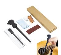Guitar Bow, Pick Bow for Acoustic Guitar, Polyamide Includes Rosin and Sandpaper Cloth, Portable Performance Accessory, Perfect for Beginners, Professionals, and Music Lovers, 19.5x4.7cm