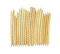 Guitar Bread Wire Brass 2.0 mm 20pcs Conjunto de piezas de repuesto duraderas resistentes a la corrosión de alto brillo para guitarras de madera folklórica