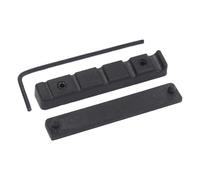 Guitar Bridge Saddle - Black Adjustable Nut, Replacement Bass Nut With 1.5mm Wrench, Bone Saddle Acoustic Guitar | For Replacements Repair Ukulele Banjo Music Instrument Players Luthier