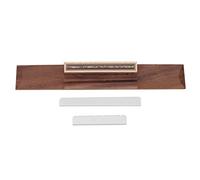 Guitar Bridge Saddle Nut Set, Classical Guitar Accessories, Rosewood and Bone Saddle Nut Kit for Acoustic Nylon - String Guitar, Lightweight Decorative Setup