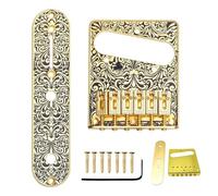 Guitar Bridge - Standard Alloy Replacement Hardware with Precise Hole Pattern for Acoustic and Electric Guitars, Enhances Performance, Sustain, and Playability, Ideal for Home, Shop, or Restoration