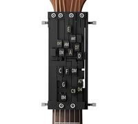 Guitar Chord Learning Tool, Guitar Chord Helper, Guitars Accessories, 15.5x8.8x6cm/6.1x3.46x2.36 inches Black, Beginner Learnings Tools for Kids Adults Beginners
