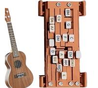 Guitar Chord Presser, Learning Practice Tool, 6.57x2.36x1.18 Inches Beginner Teaching Aid, Positioning Guide, Finger Placement Trainer, Compact Handheld Size, Ideal for Students