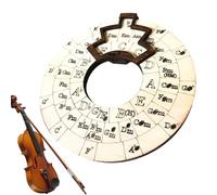 Guitar Chord Rad, Musik Chord Rad, Wood Tools Wheel Chord Music Round | Expanda Tus Habilidades De Juego, Exploración Musical. Una Herramienta Indispensable Para Guitarra, Ukelele,