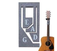 Guitar Chord Trainer, Chord Helper Presser Aid, Musical Learning Tool, Metal Construction, Assistant, Beginner and Professional Support, 5.91x3.15x0.39 pulgadas