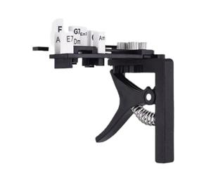 Guitar Chord Trainer, Clip on Chord Aid, Ukulele Wire Assistant, Compact Portable Design, Authentic Accurate Display for Essential Guitars, Beginner Too, Learning, Practice