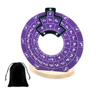 Guitar Circles of Fifths Wheelt, Chord Theory Learning Tool, Aluminum Alloy Melody Tool and Chord Wheel With Bracket, Sturdy Guitar Music Theory Disc Chord Wheel, Guitar Chord Roulette of Fifths