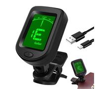 Guitar CLIP ON, Sintonizador De Guitarra Eléctrico Con Sintonizador De Guitarra Acústica Digital, Recargable, Accesorios De Guitarra Para Guitarra Acústica, Bajo, Violín, Ukulele