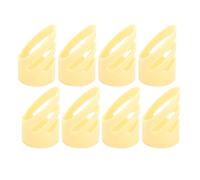 Guitar Finger Pimple Juego de 8, Material de ABS Largo que Se Acaba con los Dedos los Dedos para Instrumentos Cuerda, Dolor y Sudor, Adecuado para Guitarras, Ukeleles, Bajos (6L+2M)