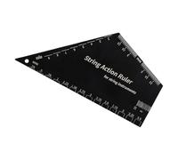 Guitar Gauge Medidor De Altura De Puente, Medidor De Altura De Acero Inoxidable Con Puentes Para Guitarras Eléctricas - Herramienta De Medición De Precisión Para Ajustar Bajos Banjos Ukeleles