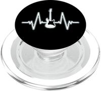 Guitar Heartbeat - Rhythm of Life Design PopSockets PopGrip para MagSafe