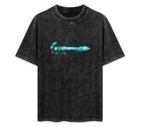 Guitar Heartbeat Super Lovely Mens Unisex T-Shirt Graphic Print Top Black tee S
