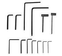 Guitar Hex Wrench Set 13 Pieces | Carbon Steel & Alloy Steel for Electric Guitar Adjustment/Maintenance/Repair | 12cm Long Handle Tools