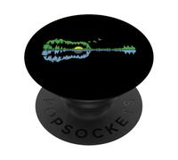Guitar Lake Shadow Country Music Guitarist Musician Teacher PopSockets PopGrip Adhesivo