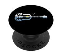 Guitar Lake Shadow Country Music Guitarist Musician Teacher PopSockets PopGrip Adhesivo